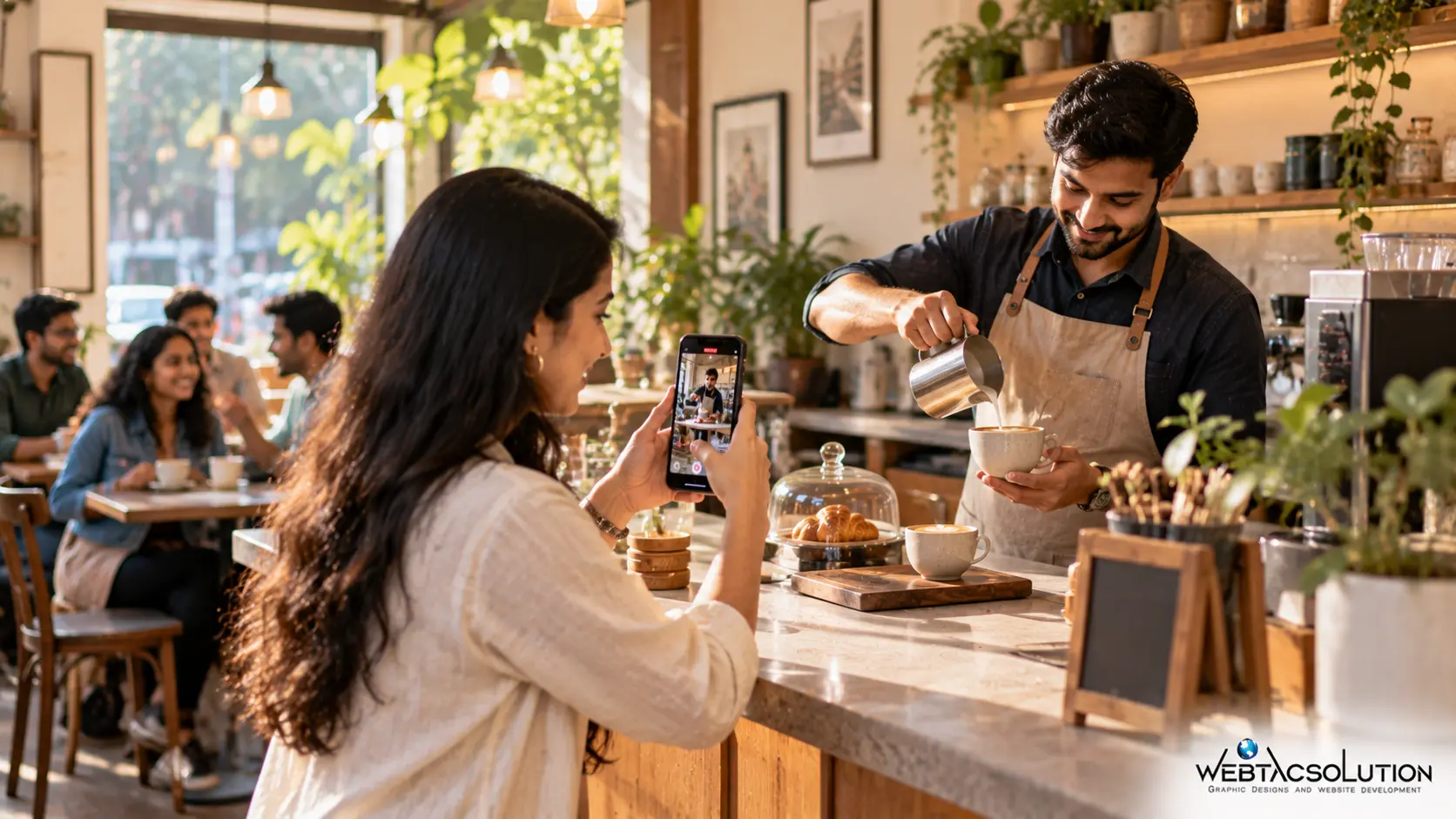 Social media creators reviews and local search working together for an Indian business