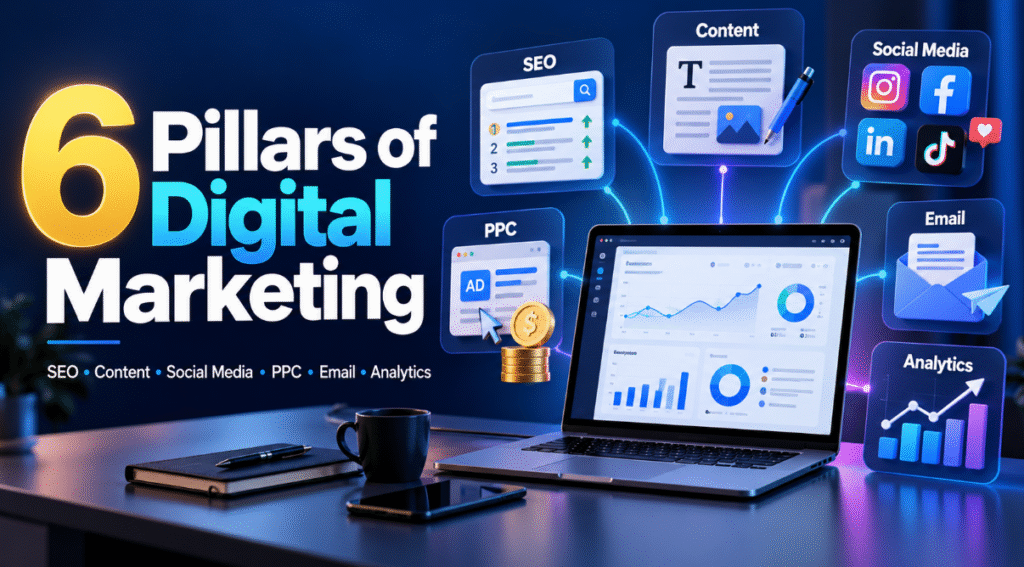 How Many Main Pillars of Digital Marketing